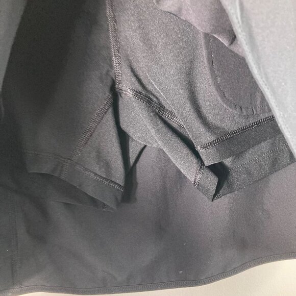 Womens Patagonia Fleetwith Skort Black M Polyester Spandex Faux wrap front - Picture 6 of 11